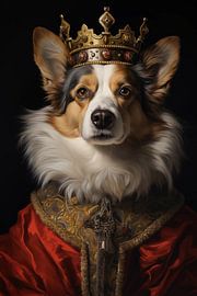 Royal dog portrait by haroulita