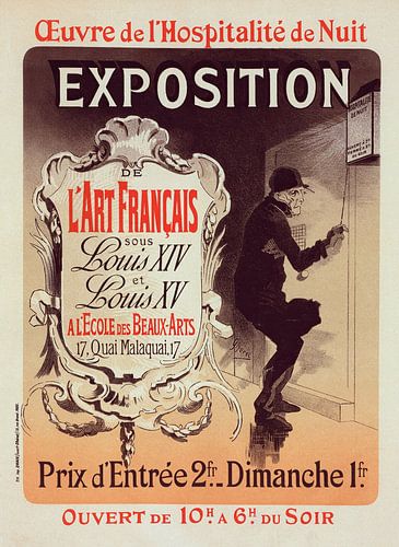 Jules Chéret - Oeuvre de l'Hospitalité de Nuit (1898)