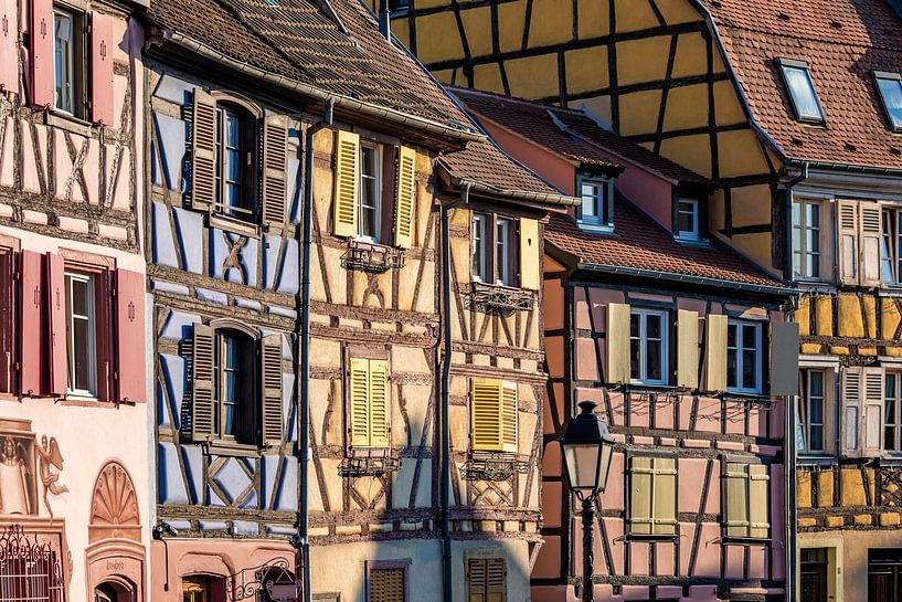 Half-timbered houses in La Petite Venise in Colmar by Werner Dieterich