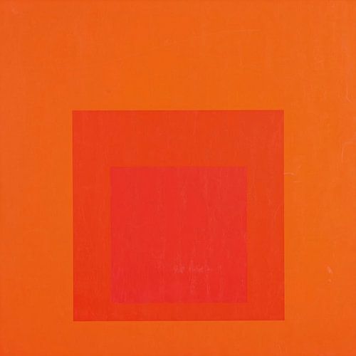 Josef Albers - Hommage au carré, rouge, orange, haute résolution
