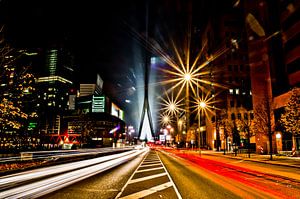 Erasmusbrug  Rotterdam met het luxor RawBird Photo's Wouter Putter