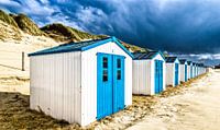 Strandhuisjes De Koog Texel van Mario Calma thumbnail