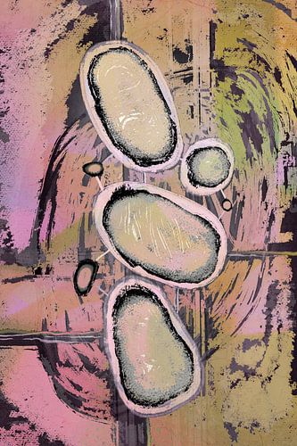 Urban. Infrastructure. Pastelkleuren.