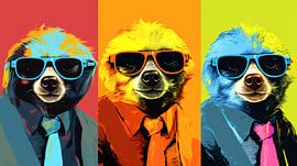 Warhol: Faultiere im Rampenlicht von ByNoukk