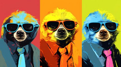 Warhol: Luiaards in de Schijnwerpers