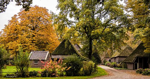 Herbst in Drenthe Herbst in den Niederlanden