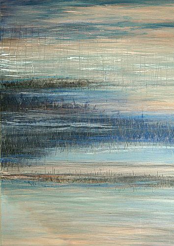 Landschaft in Fläche und Linie