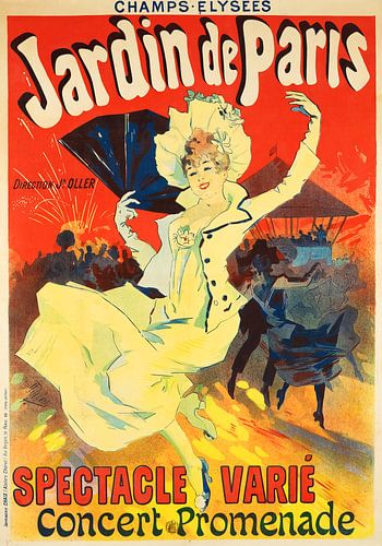 Jardin de Paris, Spectacle varié, Concert JULES CHERET (CHÉRET) 1899