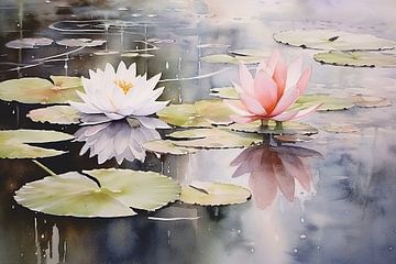 Peaceful Reflections | Mindfulness Art by ARTEO Paintings