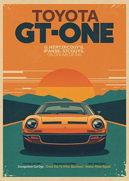 Retro Toyota GT-One