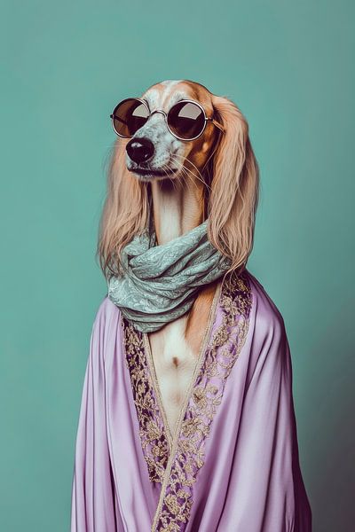 Saluki by Poster Art Shop