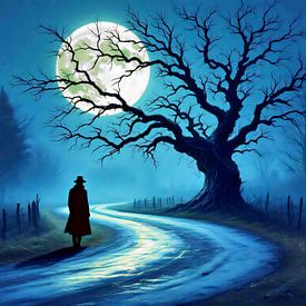 Mr Cohen on his way home III by DeVerviersBelgium