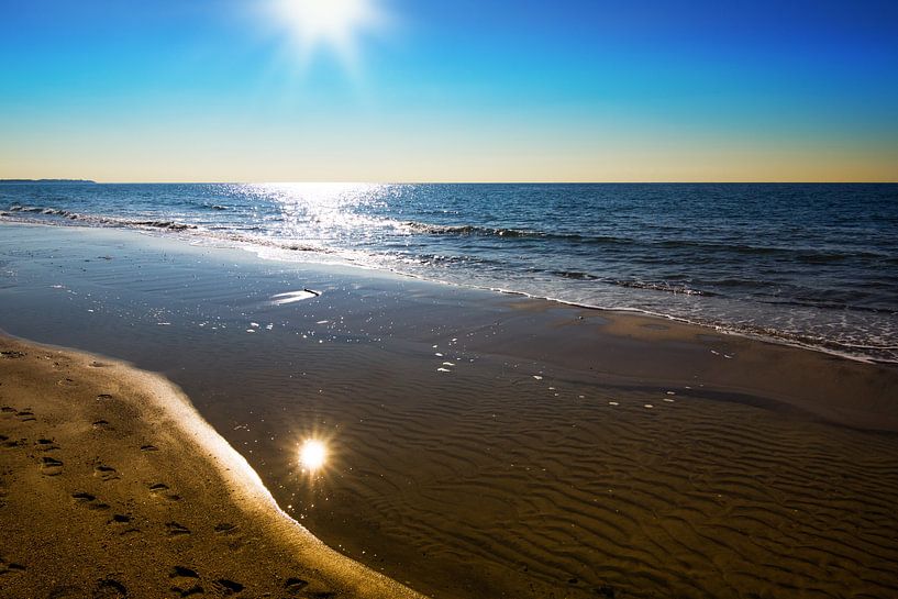 Mer Baltique - Soleil du soir au bord de la mer par Reiner Würz / RWFotoArt