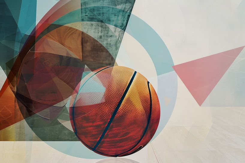 Basketbal van Poster Art Shop