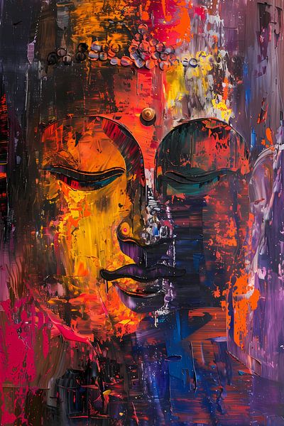 Abstraction dynamique et colorée des émotions humaines par Art & Soul Creations