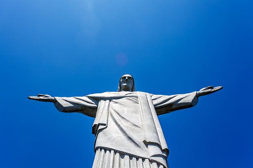 Christus de Verlosser standbeeld in Rio de Janeiro, Brazilie, Zuid-Amerika