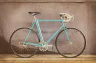 The vintage light blue racing bicycle by Martin Bergsma thumbnail