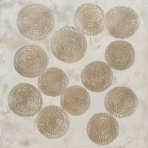 Cercles intemporels aux motifs naturels