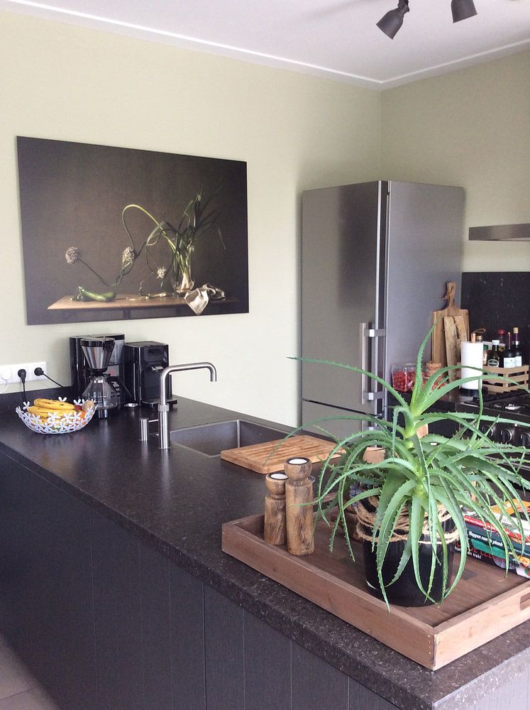 Still life in green  by Monique van Velzen 