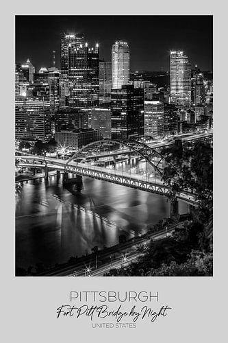 À la une : PITTSBURGH – Le pont de Fort Pitt la nuit