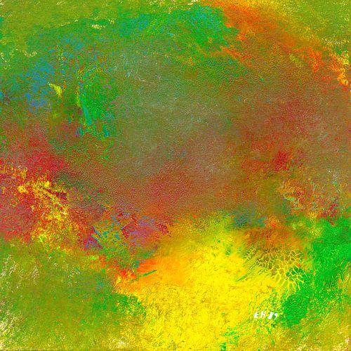 EH PAINTING ART 1989 #0385 Bloemblad Levendigheid