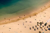 Birdseye view on Tenerife beach