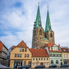 Quedlinburg - Neustädter Markt and St Nikolai Church by t.ART
