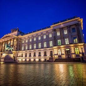 Braunschweig - Residentieslot bij nacht van t.ART