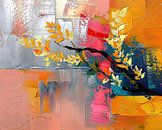 Abstracte Bloem art van Abstract Schilderij thumbnail
