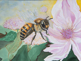 Ode to the bee by Monique Disteli