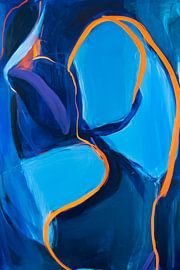 Abstract colours in interaction by Poster Art Shop