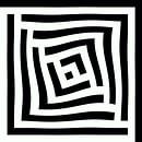 Abstract lijnenspel in  zwart wit van Maurice Dawson thumbnail