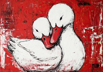 Red Embrace van De Mooiste Kunst