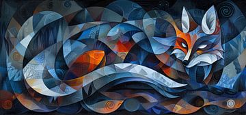 Vos Abstract | Cryptic Curl sur Caprices d'Art