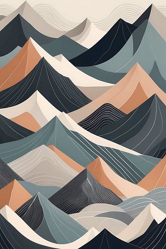 Sereen berglandschap