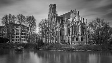 Johanneskirche aan de Feuersee van Keith Wilson Photography