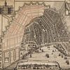 Amsterdam, carte historique sur 1000 Schilderijen