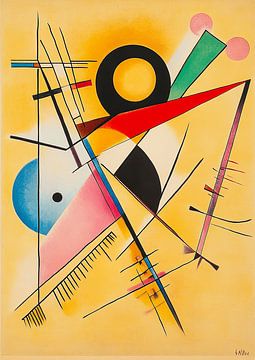 Bauhaus, geïnspireerd door Wassily Kandinsky van Niklas Maximilian