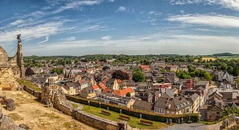 Panorama über Valkenburg aan de Geul von den Ruinen aus