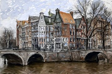 Keizersgracht Painting by Anton de Zeeuw