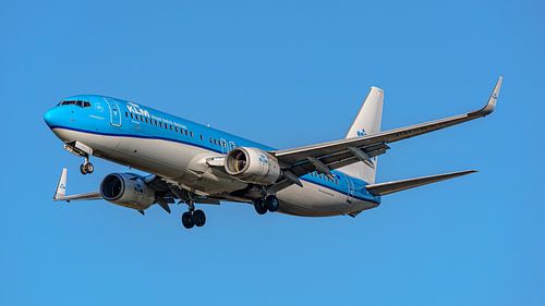Avion de ligne KLM Boeing 737-800. sur Jaap van den Berg