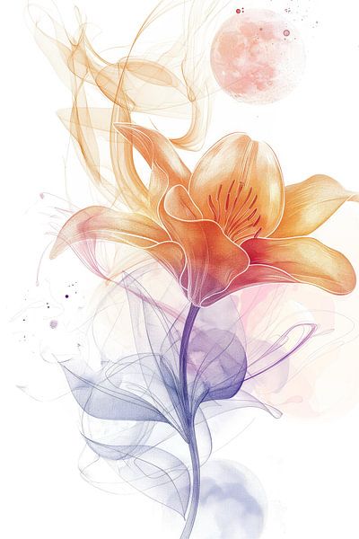 Mondblume von ARTemberaubend