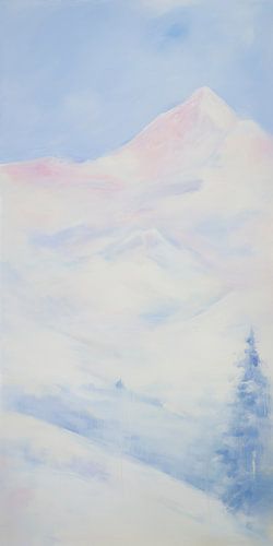 Besneeuwd Berglandschap