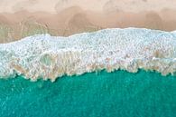 Aerial view of a wave on the beach by Raphotography thumbnail
