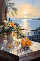 Abendsonne und Orangen