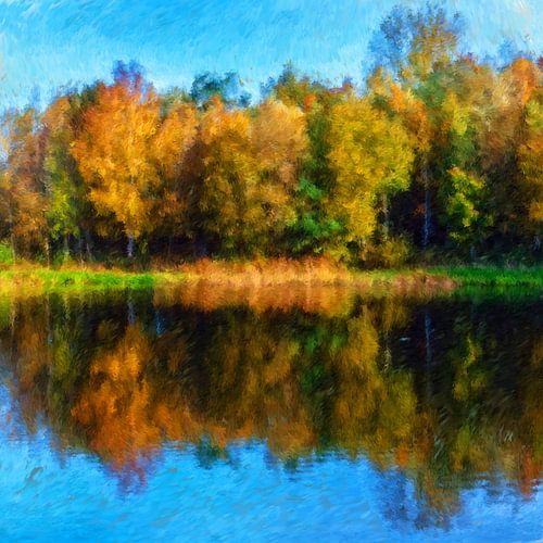 Een uitbarsting van kleur in de herfst