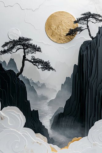Coucher de soleil asiatique