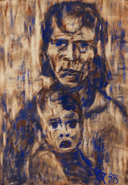 Mother with child, Christian Rohlfs, 1928 by Atelier Liesjes