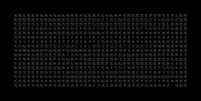676 Initials "Cartoon eyes on black" by L.A.B.