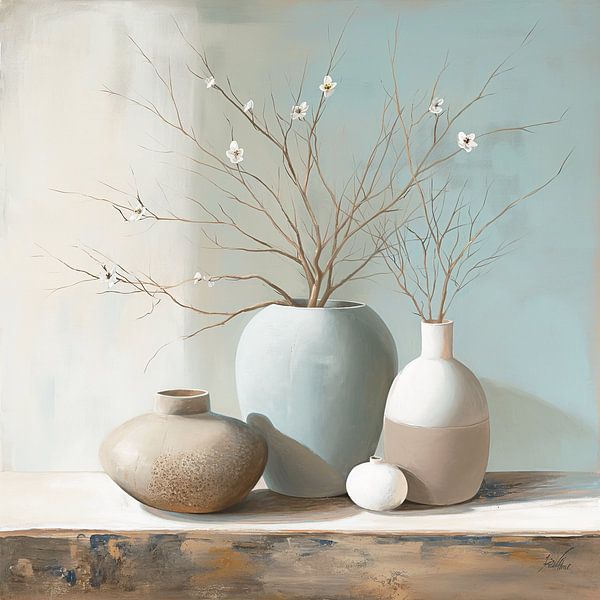 Still life 2, Japandi Style by PixelMint.